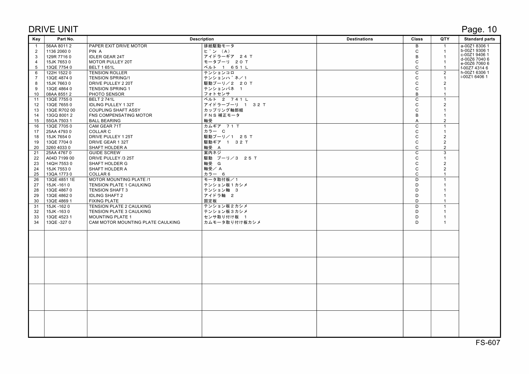 Konica-Minolta Options FS-607 A04D Parts Manual-5